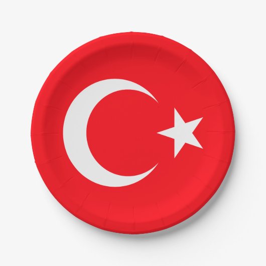 Turkije Papieren Bordje (Voorkant)
