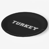 Turkije Papieren Bordje (Gekanteld)