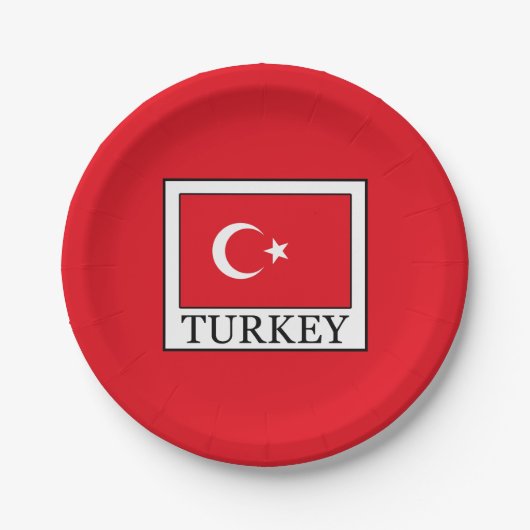 Turkije Papieren Bordje (Voorkant)