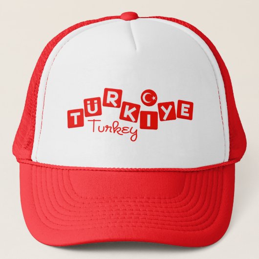 TURKIJE-pet - pas aan Trucker Pet (Voorkant)