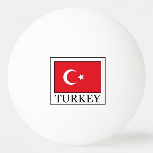 Turkije Pingpongbal (Voorkant)