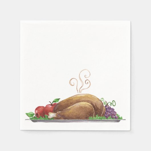 Turkije Platter - Napkins Servetten (Voorkant)