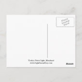 Turkije Point Light, Briefkaart Maryland (Achterkant)