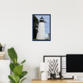 Turkije Point Lighthouse Maryland Poster (Thuiskantoor)