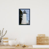 Turkije Point Lighthouse Maryland Poster (Keuken)