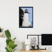 Turkije Point Lighthouse Maryland Poster (Thuiskantoor)