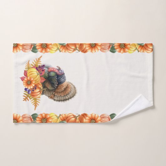 Turkije Pompoenen Thanksgiving Handdoek (Handdoek)