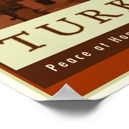 Turkije Poster (Hoek)