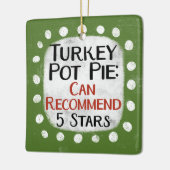 Turkije Pot Pie Review 5 sterren Ornament (Links)