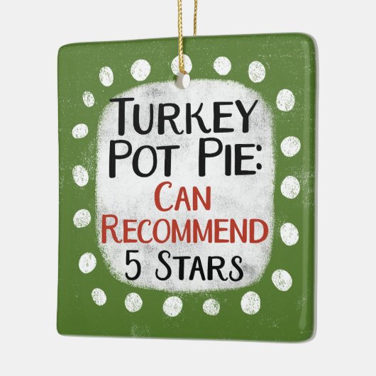 Turkije Pot Pie Review 5 sterren Ornament (Links)