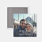 Turkije Reizen Custom Foto Souvenir Magneet (Voorkant / Achterkant)