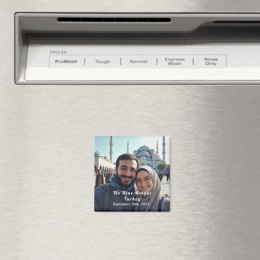 Turkije Reizen Custom Foto Souvenir Magneet (Insitu (Vaatwasser))