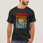 Turkije Retro T-shirt (Voorkant)
