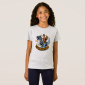 Turkije Riding Tyrannosaurus T-rex T-Shirt (Voorkant volledig)