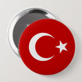 Turkije Ronde Button 4,0 Cm (Voorkant /achterkant)