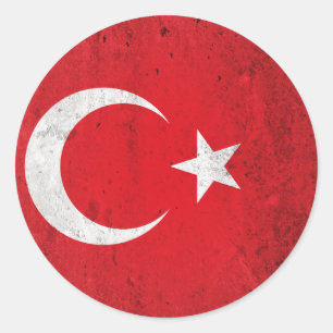 Turkije Ronde Sticker