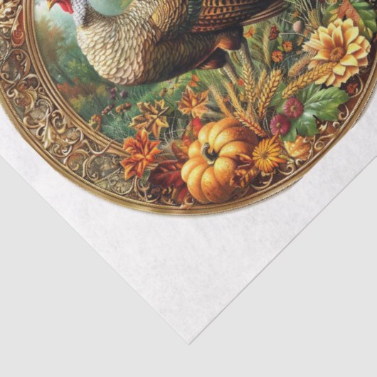 Turkije Ronden Tissuepapier (Detail)