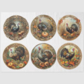 Turkije Ronden Tissuepapier (Voorkant)