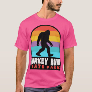 Turkije Run State Park Retro Sunset T-shirt