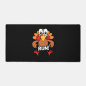 Turkije Run Thanksgiving Running Classic T-shirt Bureaumat (Voorkant)