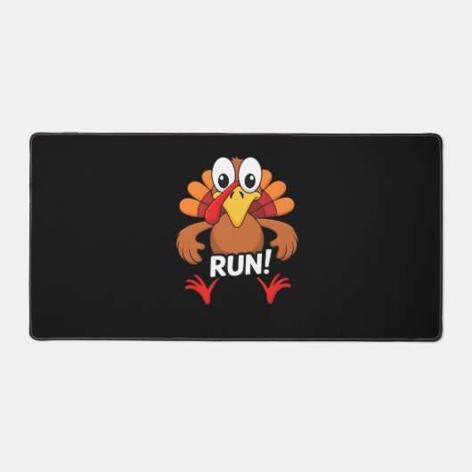 Turkije Run Thanksgiving Running Classic T-shirt Bureaumat (Voorkant)