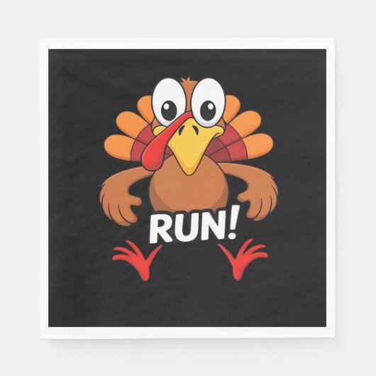 Turkije Run Thanksgiving Running Classic T-shirt Servet (Voorkant)