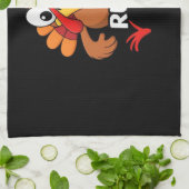 Turkije Run Thanksgiving Running Classic T-shirt Theedoek (Gevouwen)