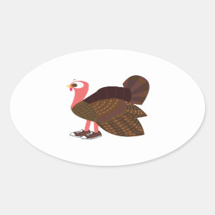 Turkije Runner Ovale Sticker