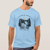 Turkije runt Indiana State Park Aanpassen Camping T-shirt (Voorkant)