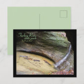 Turkije runt State Park, Punch Bowl Briefkaart (Voorkant / Achterkant)