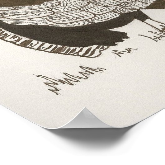 Turkije Schets Print (Hoek)