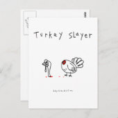 Turkije Slayer Briefkaart (Voorkant / Achterkant)