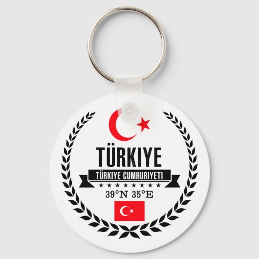 Turkije Sleutelhanger (Voorkant)