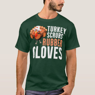 Turkije slokt rubberen handschoenen van grappig Tu T-shirt
