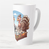 Turkije speelt schaken latte mok (Rechterhoek)