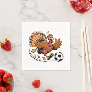 Turkije speelt voetbal Thanksgiving sportliefhebbe Servet