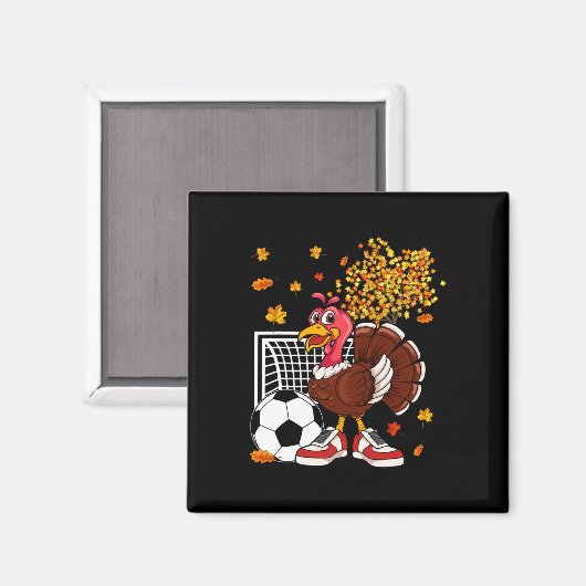 Turkije Spelen Voetbal Thanksgiving Speler Coach F Magneet (Voorkant / Achterkant)