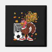 Turkije Spelen Voetbal Thanksgiving Speler Coach F Magneet (Voorkant)
