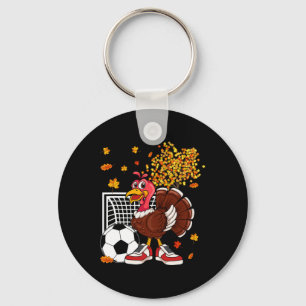 Turkije Spelen Voetbal Thanksgiving Speler Coach F Sleutelhanger