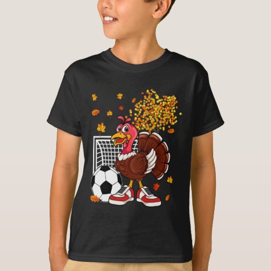 Turkije Spelen Voetbal Thanksgiving Speler Coach F T-shirt (Voorkant)
