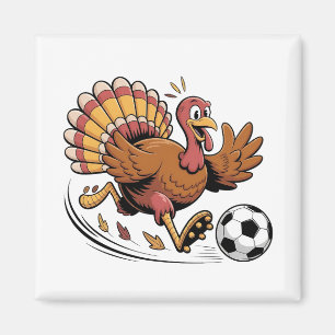Turkije Spelen Voetbal Thanksgiving Sport liefhebb Magneet