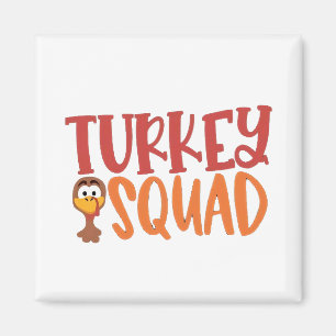 Turkije Squad Matching Outfit Turkije Thanksgiving Magneet