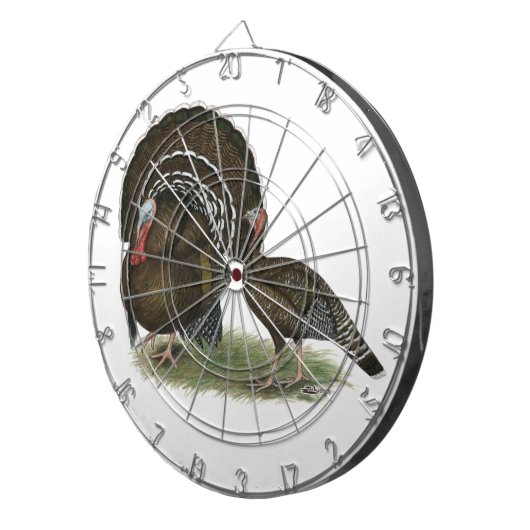 Turkije Standard Bronze Dartbord (Voorkant Rechts)
