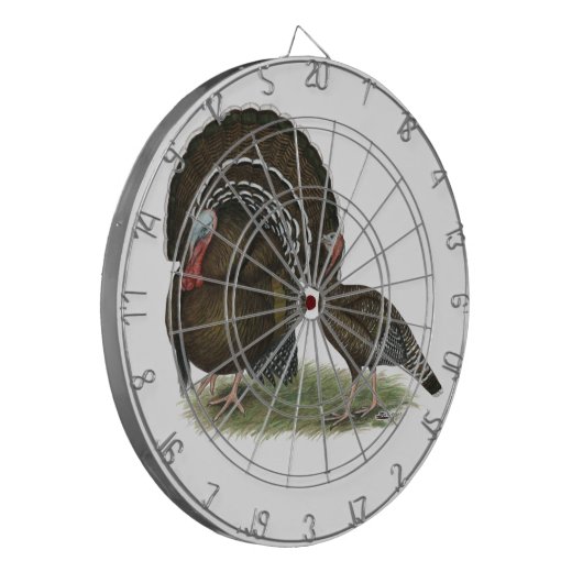 Turkije Standard Bronze Dartbord (Voorkant Links)