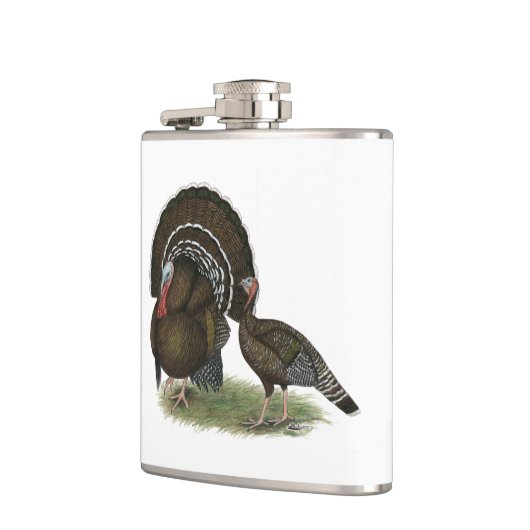 Turkije Standard Bronze Heupfles (Links)