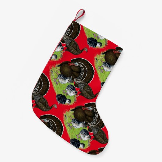 Turkije Standard Bronze Kleine Kerstsok (Voorkant (Hangend))