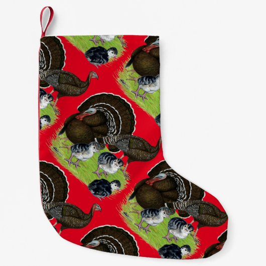 Turkije Standard Bronze Kleine Kerstsok (Voorkant)