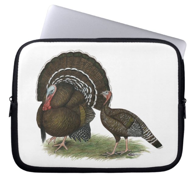 Turkije Standard Bronze Laptop Sleeve (Voorkant)
