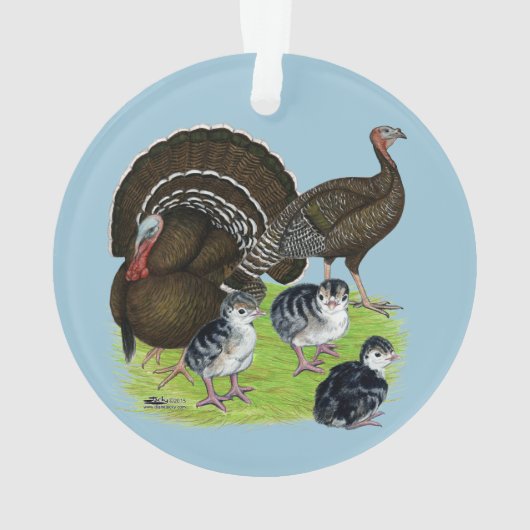 Turkije Standard Bronze Ornament (achterkant)