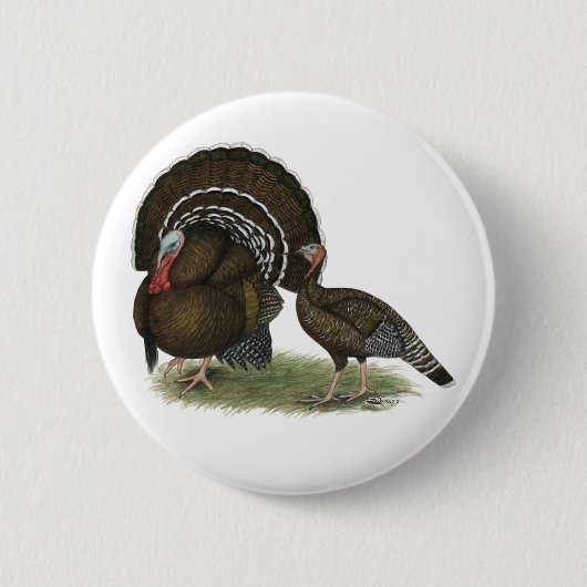 Turkije Standard Bronze Ronde Button 5,7 Cm (Voorkant)